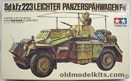Tamiya 1/35 Sd.Kfz 223 Leichter Panzerspahwagen, MM162 plastic model kit